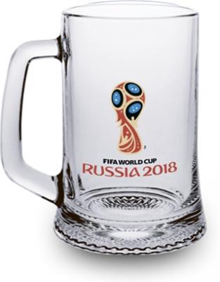 Кружка для пива "Ладья" с эмблемой FIFA-2018 500мл