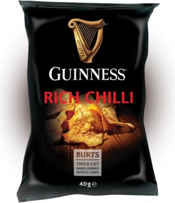 Чипсы BURTS Guinness Rich Chilli 42 гр