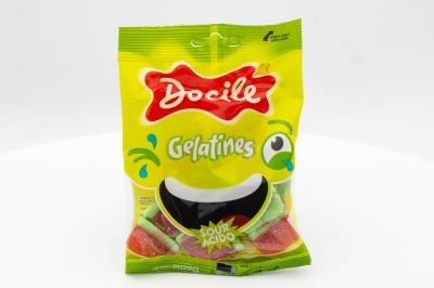 Жевательный мармелад Docile GELATINES SOUR WATERMELON SLICES 80 грамм