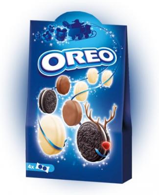 Печенье Oreo Санта микс в подарочной упаковке 145 грамм