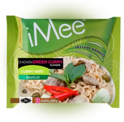 Лапша быстрого приготовления iMee Зеленая Карри Курица 70 гр